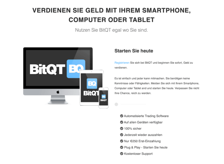 BitQT| 🥇 Ist die BitQT App ein Betrug? Lesen Sie diese Erfahrung BitIQ